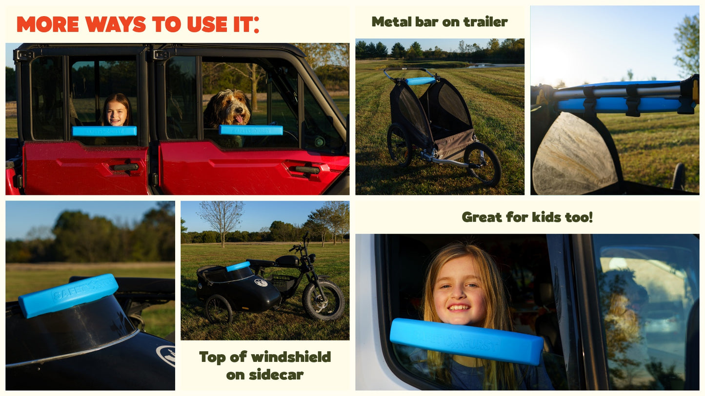 The Whiffie Cushion™ — Patent-Pending Car Window Chin Rest For Dogs