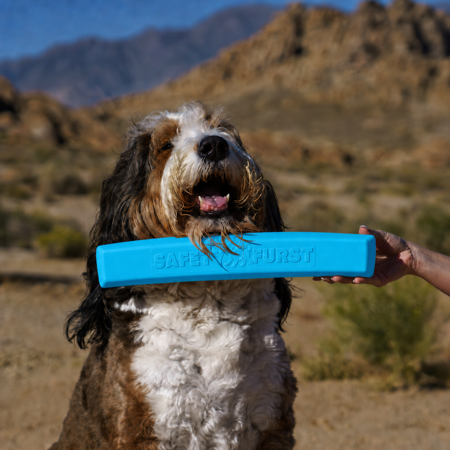 Baja Blue — The Whiffie Cushion™ — Patented Car Window Chin Rest For Dogs