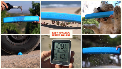 The Whiffie Cushion™ — Patent-Pending Car Window Chin Rest For Dogs