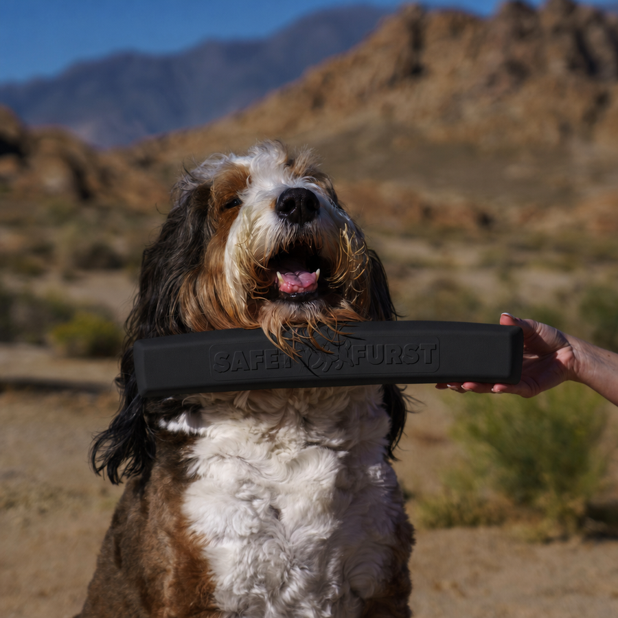 Stealth Edition — The Whiffie Cushion™ — Patented Car Window Chin Rest For Dogs
